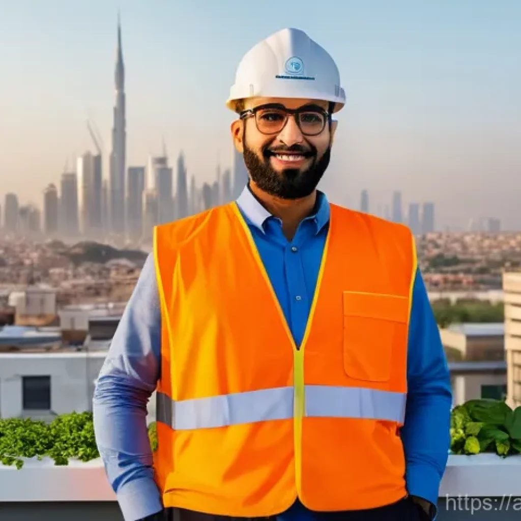 환경보건기사 자격증 필요성 - **"A dedicated environmental health engineer, of Arabic descent, in their late 20s or early 30s, sta...