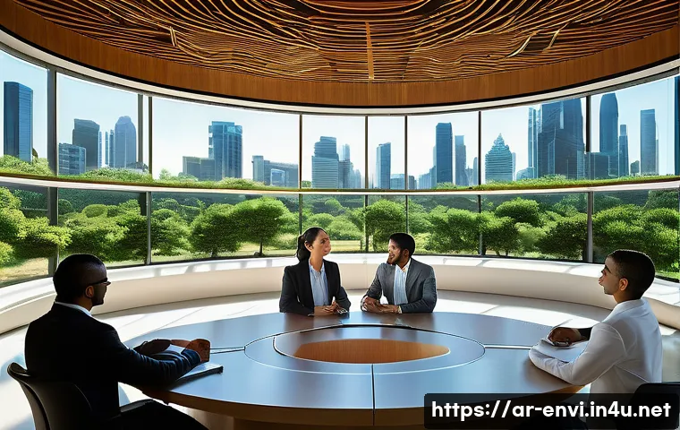 환경 관련 자격증 종류 - **Prompt:** A group of diverse professionals, including individuals with distinctive Arabic features...
