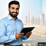환경 관련 자격증 추천 순위 - A professional Middle Eastern environmental expert wearing business casual attire with a light blue ...