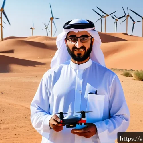 환경직 전문성을 높이는 법 - A professional Arab environmental scientist wearing modest business attire and glasses, operating a ...